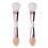 2pcs Multifunctional Makeup Brushes Makeup Blender Brushes Blush Brushes 1