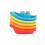 Small boat train bath toy for babies, 5-pack, assorted 1