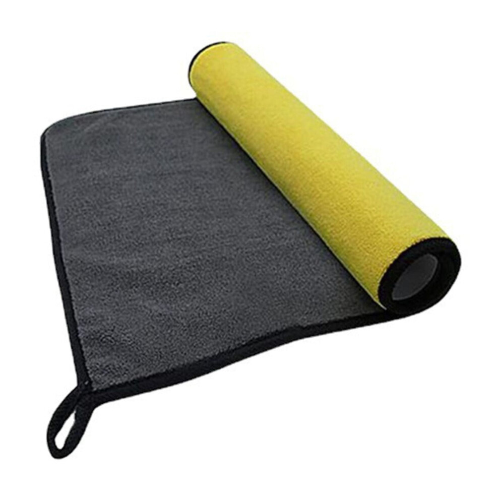 Yonrjhukm High Density Car Wash Towel Absorbent Towel Thickened Double Sided Car Wash Towel Quick Drying Without Shedding Hair Coral 9338982204897