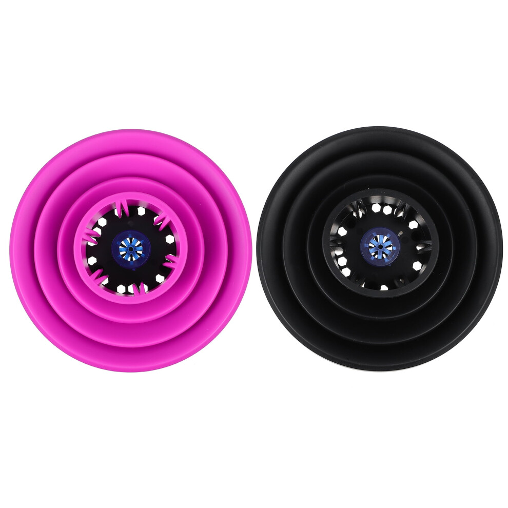Silicone Folding Fan Housing Diffuser Hair Dryer Blow Extensions Curly Travel Silica Gel