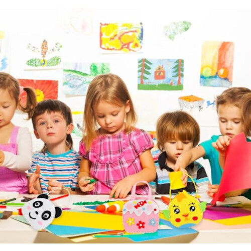6-pack sewing kit for kids, beginners, DIY handbag set, 6 m 1