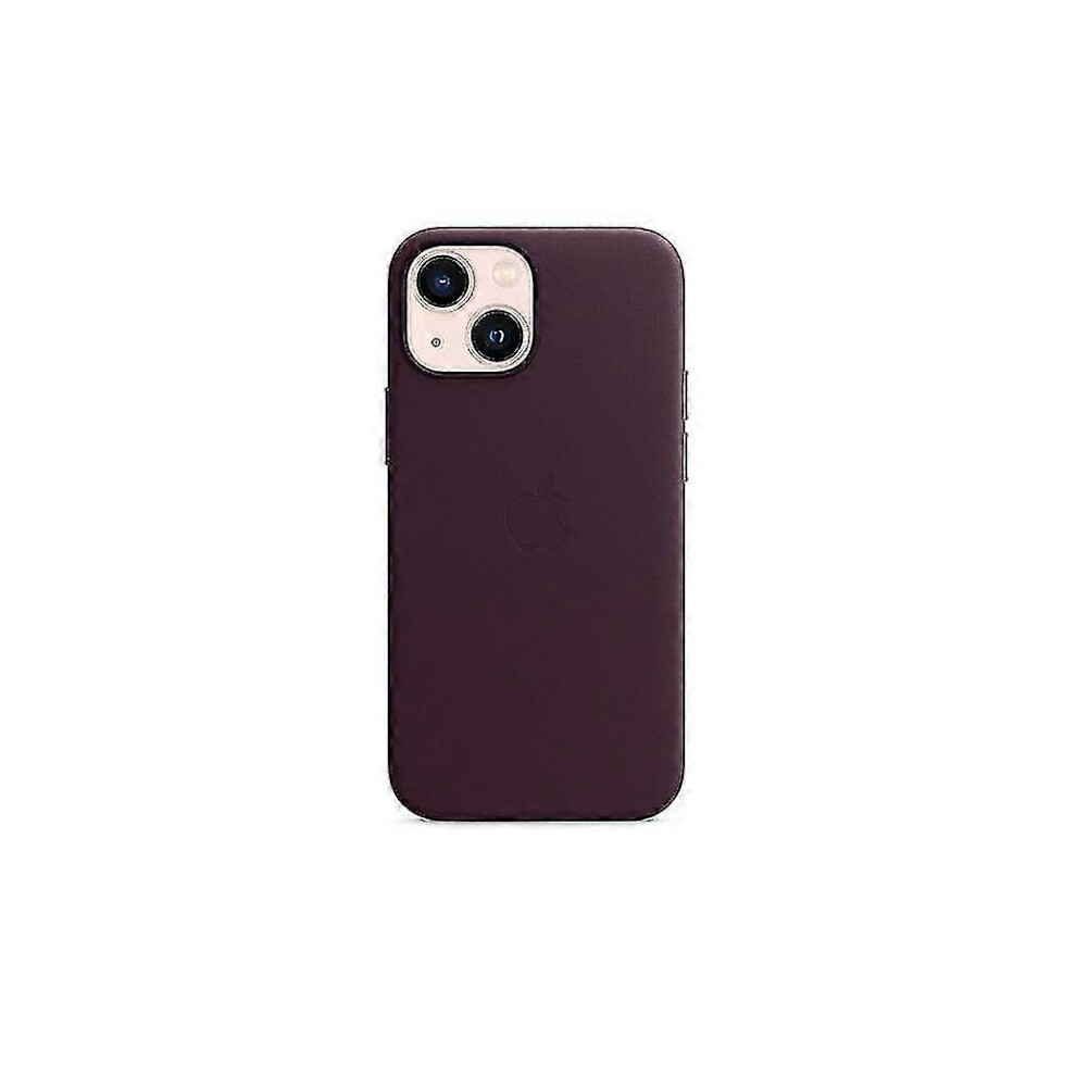 Leather Case For Compatible With Iphone 13 Mini With Magsafe Cherry Dark 9499224765443