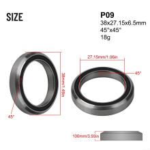 Bike Headset Bearings 1.5 1 1/8inch 45/36 Angle Bicycle Part 38/39/41/44/49/52mm