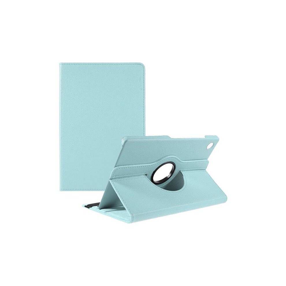 Skalo Compatible With Samsung Tab A8 10.5 (2021/2022) 360 Litchi Case - Turquoise Turquoise Green 9499224765627