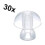 30pcs Hearing Aid Ear Tips Domes Silicone Earplug Replacement Ear Plug Tips 1
