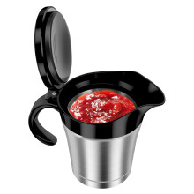 2PCS 450ml Insulated Gravy Jug with Lid, Double Wall Stainless Steel Sauce Pitcher, compatible with gravy warmer, ideal for dinner parties
