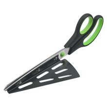 ZKCCNUK Pizza Scissors with Scoop, Stainless Steel, Removable, compatible with Sharp - Kitchen Gadgets & Utensils