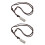 2pcs Vintage Harmonica Shape Necklaces Miniature Harmonica Hanging Pendants 5