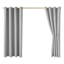 Waterproof Outdoor Gazebo Patio Curtains, Thermal Insulation Blackout Curtains 52*72 Inches (132X182Cm) One Curtain