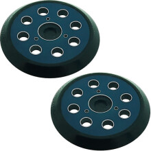 2-pack 2 x 8-hole 125 mm random orbital sanding pad compatible with Makita M9204 Bo5030 Bo5031 Dbo180z Bo8041 Dbo180rmj Bo5041 Bo5010 Bo50111 Bo5012