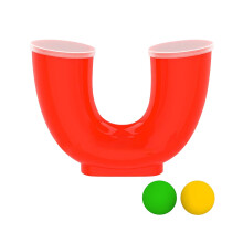 Weerihhol Skill Game Toy with 2 Balls, Compatible with Kids & Adults, Indoor Outdoor Fun for Teens, Party Gift, Motor Juggling Development