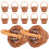 12pcs Mini Rattan Picnic Baskets for Drinks, Candy, Eggs, Flowers, and More 3