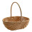 Keeplus Large Multipurpose Woven Basket with Handle, Compatible with Fruit, Wine, Picnic, Decoration 2