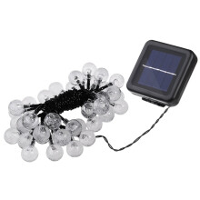 6 Lighting Bulbs Fairy Lamp Crystal Ball Solar Outdoor Lamps Decor Halloween Decoration Post