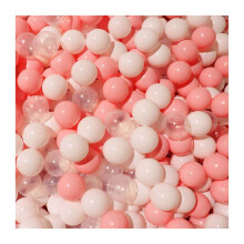 ZTGD 100Pcs Ball Pit Balls Thickened Eco-friendly Smooth Reusable Bite-resistant Hand-on Ability PE Material Macaron Color Pit Balls Kindergarten Toy