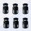 500 Pcs Plastic Single Hole Spring Stop Clothing Tent Drawstring Rope Toggle String Cord Locks End 5