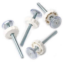 4pcs Pressure Baby Gate Screw Bolts Threaded Spindle Rods Walk Thru Gates Accessory - M10 x 10MM