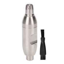 Manual Nose Hair Trimmer, Battery-Free Unisex Stainless Steel Nose Hair Cutter for Bedroom Bathroom Use