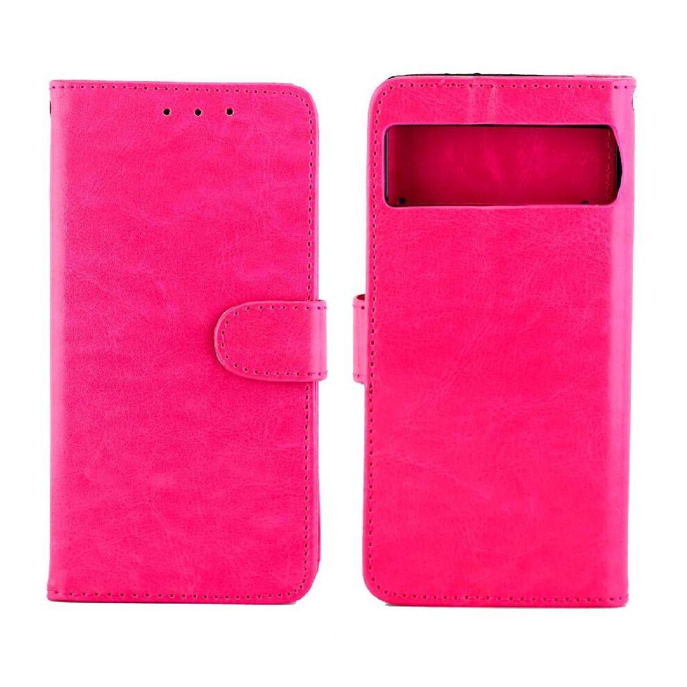 Flip Case For Google Pixel 7 Pu Leather Shockproof Card Holder Kickstand Magnetic Closure 9450273670171