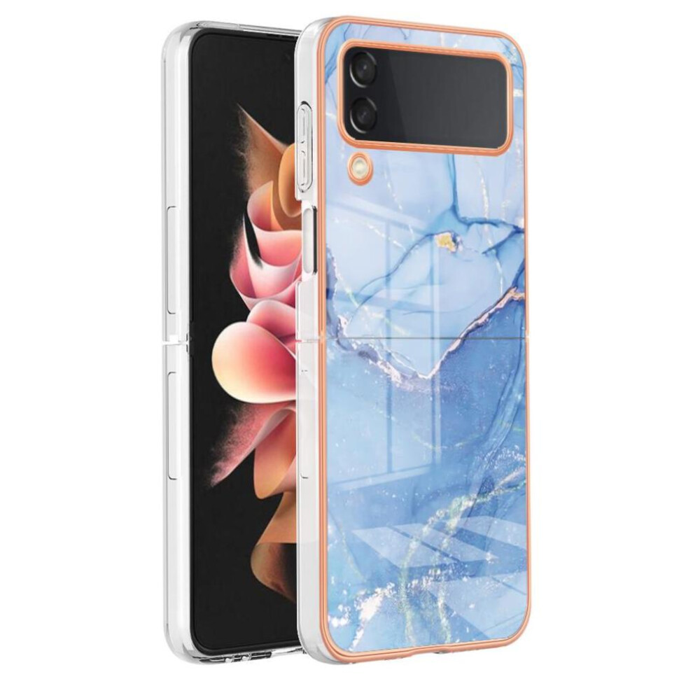 Compatible With Samsung Galaxy Z Flip 4 5G Case Silicone Tpu Marble Bumper Shockproof 9450273670089