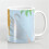 Large White Blood Cell Pattern Coffee Mug Ceramic Tea Cups 11 OZ Mugs 1