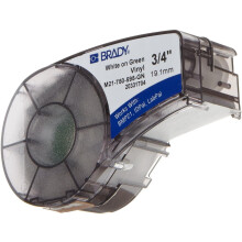Authentic (M21-750-595-GN) All-Weather Vinyl Label for Indoor/Outdoor Identification, Laboratory and Equipment