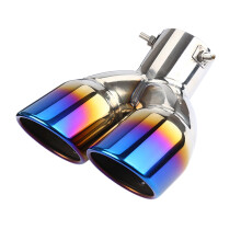 Car Modified Exhaust Pipe Outlet Stainless Steel Exhaust Pipe Modified Tailpipe Cover Decoration Tailpipe Exhaust Cover