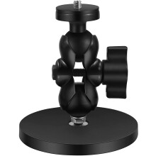 Magnetic Mount Base Kit with Magic arm for GoPro, Strong Magnetic Camera Mount with Ballhead Arm Tripod Compatible