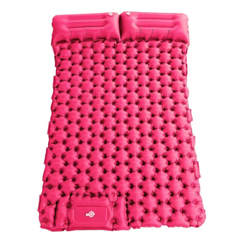 Self-inflating camping mattress: thick, lightweight double pad, compact & compatible with camping needs