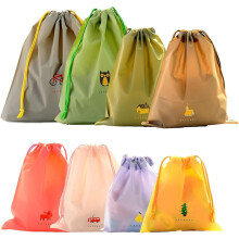 8 pcs Colorful Travel Bags, Travel Packing Bags, Waterproof Bag with Drawstring, for Travel and Camping, Storage of Small Items Use-Xin