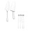 Cake Spatula Spoon Fork Slicer Egg Baking Pan Stainless Fondant Scraper Fruit Dessert Eating Tool 1