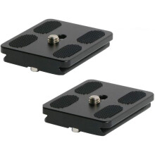 50mm Quick Release Plate Fits Arca-Swiss Standard for Camera Tripod Ballhead (Pack of 2)