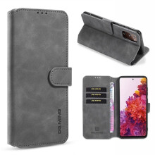 Compatible with Samsung Galaxy S20 FE - DG.MING Retro Case - Grey Grey Grey