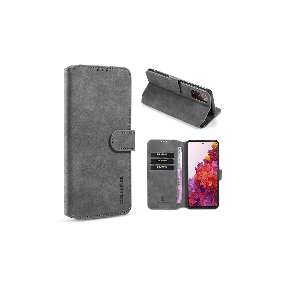 Compatible With Samsung Galaxy S20 Fe - Dg.ming Retro Case - Grey 9402001846990