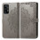 Compatible with Samsung Galaxy A52 / A52s - Mandala Leather Case - Grey Grey Grey 2