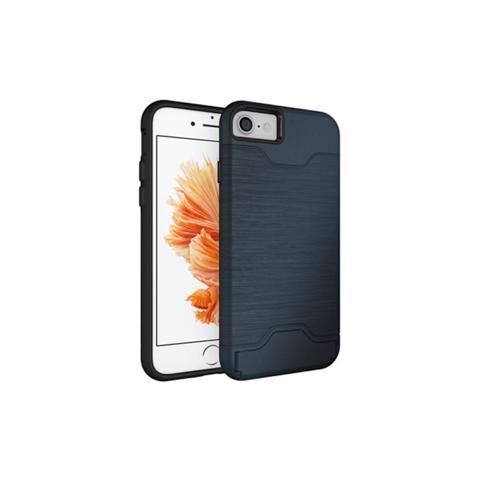 Compatible With Iphone 7/8 Case With Card Slot And Kickstand - Dark Blue 9402001847263