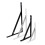 2 x Metal Shelf Bracket L Shape Thickened Corner Brace Shelf Right Angle Bracket 3