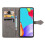 Compatible with Samsung Galaxy A52 / A52s - Mandala Leather Case - Grey Grey Grey 3
