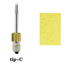 Minxio E10 Interface Soldering Iron Tips Welding Tips USB Soldering Tip Set B C K Type,Horseshoe head