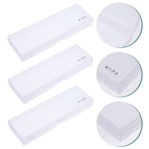 Guangmc 3pcs Makeup Brush Storage Box Small Makeup Organizer 1