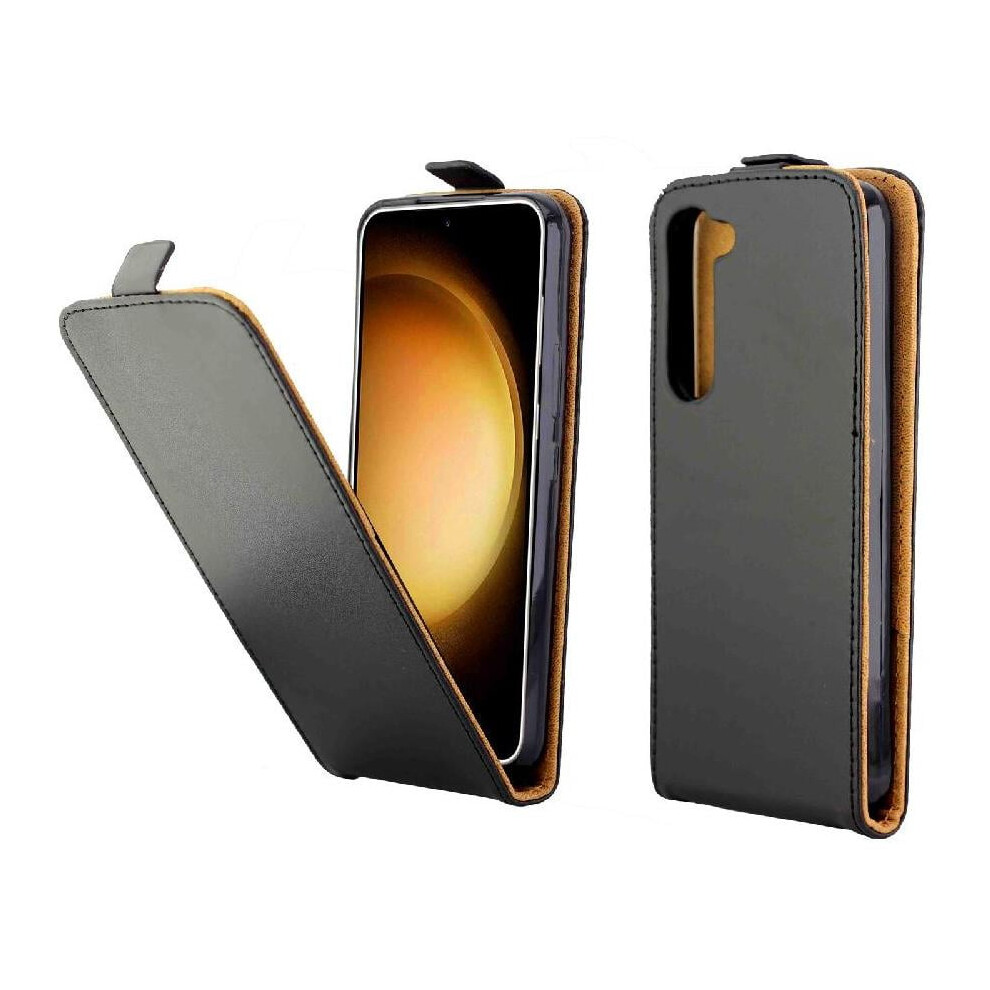 Vertical Flip Case For Compatible With Samsung Galaxy S23 Plus Protective Cover Card Slot Tpu Leather Business Style 9558633663549