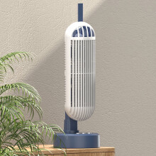 Bocqde Handheld Fan Rechargeable, USB Charging, Dual-head Mini Tower Fan with 3 Speeds, Night Light, Mute Operation, 360 Rotation
