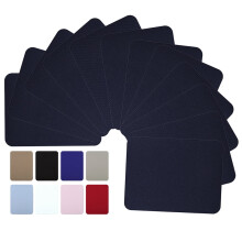 TureClos 10 Sheets Iron-On Mending Fabric 4.923.74 Inch Patches for Clothes, Couch, Pants, Pockets, Holes, Knees, Elbows