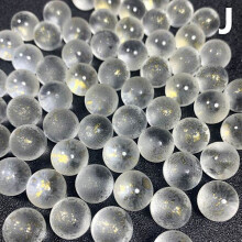 50pcs 12mm Glass Marbles Beads Charms Clear Pinball hine Home J
