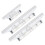 3Pcs Plastic Measuring Rolling Ruler, Drawing Roller Ruler, Parallel Ruler, Multifunctional for Drafting, Student, School, Office, 6in&12in 1