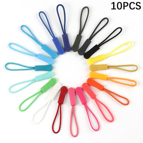 New 10pc Zipper End Fit Rep Tag Replacement Clip A5 1