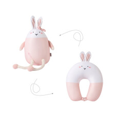 TINYSOME Kids Travel Pillow 2 in 1 Deformable Neck Pillow Soft Uhaped Pillow Lovely