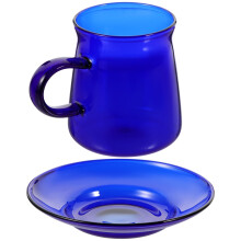 Ceramic Coffee Mug Cups with Lids for Home Retro Simple Household Glass