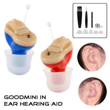 Mini hearing aid invisible ear assistant for the elderly - Perfet blue