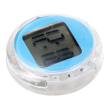 Motorcycle Digital Clock Waterproof Mini Handlebar Dashboard Clock with Easy Battery Replacement
